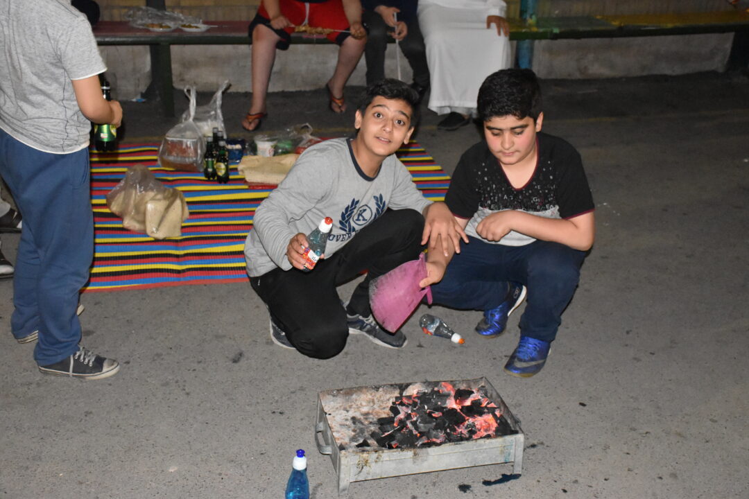 اردوی شبی در مدرسه