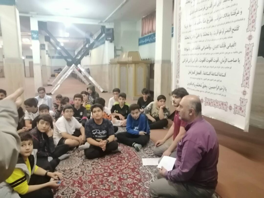 اردوی شبی در مدرسه پایه ۷ بمناسبت نیمه شعبان