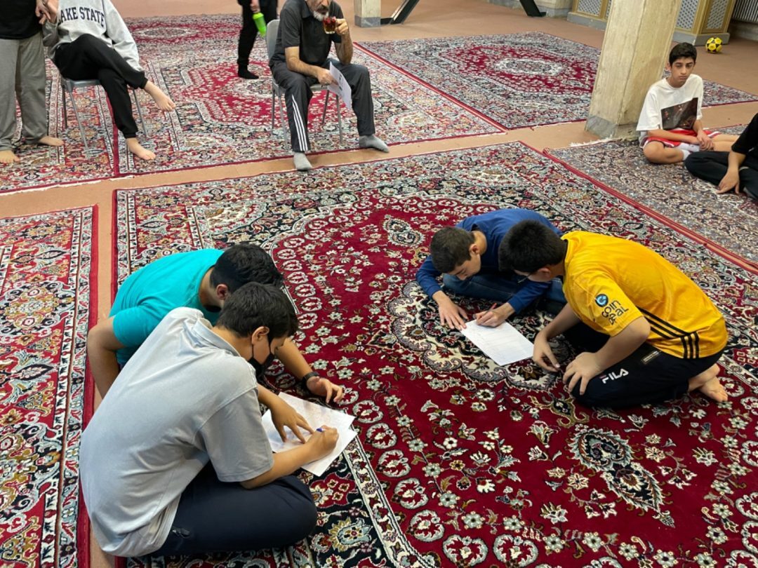 اردوی شبی در مدرسه پایه ۸