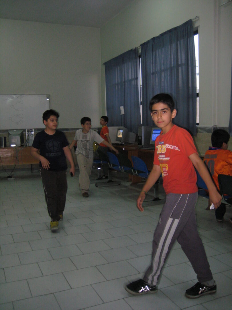 اردوی شبی در مدرسه
