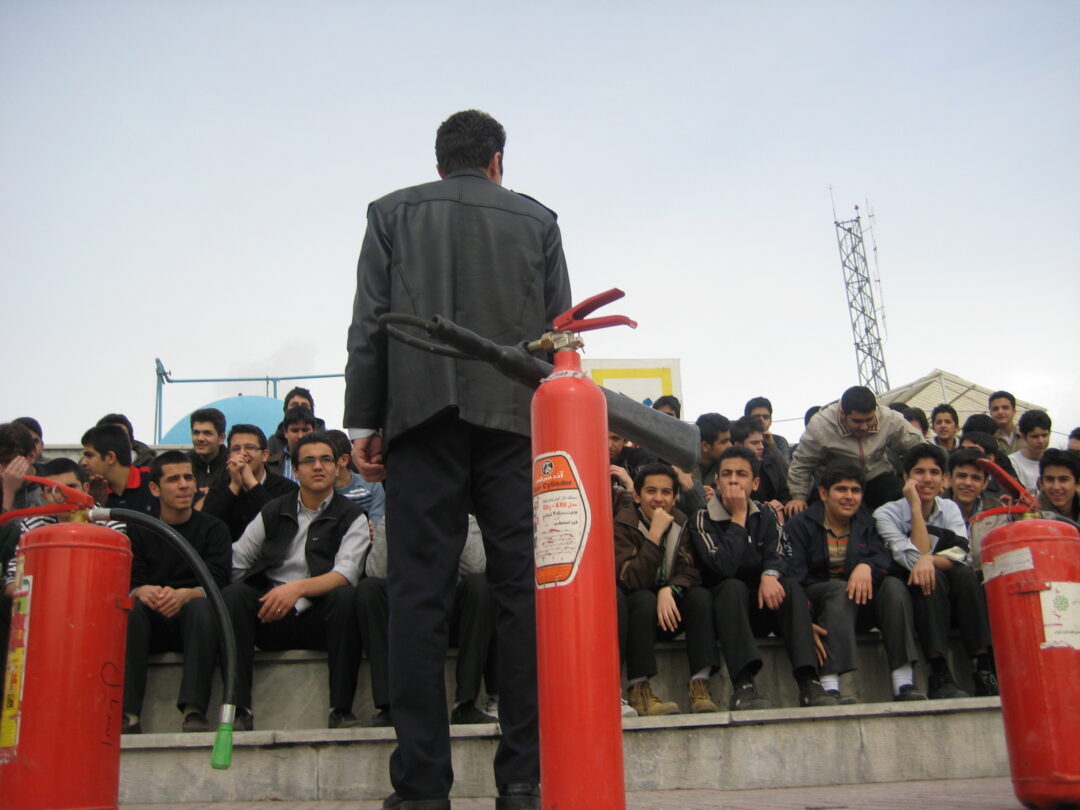 اردوی بازدید از آتشنشانی منطقه