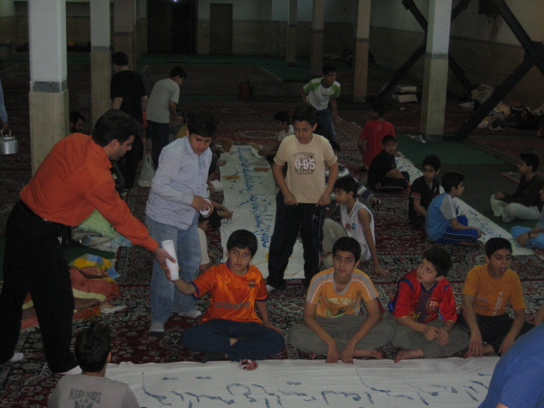 اردوی شبی در مدرسه