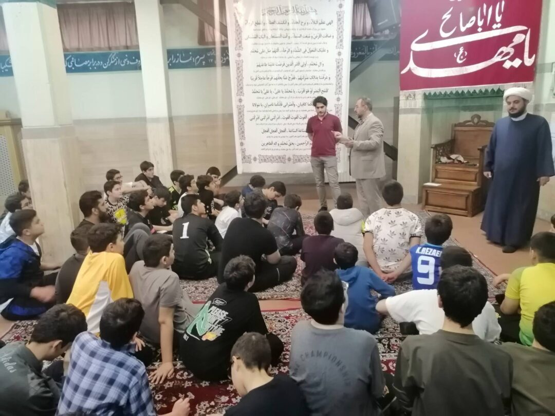 اردوی شبی در مدرسه پایه ۷ بمناسبت نیمه شعبان