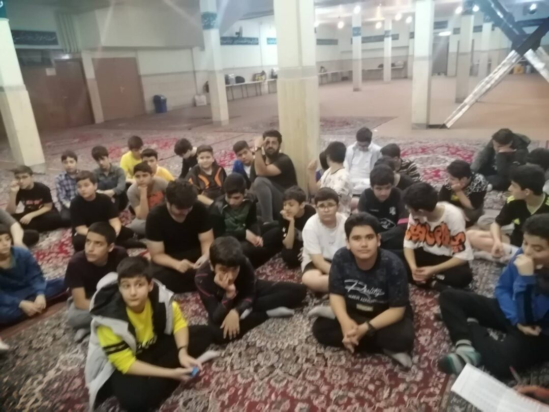 اردوی شبی در مدرسه پایه ۷ بمناسبت نیمه شعبان