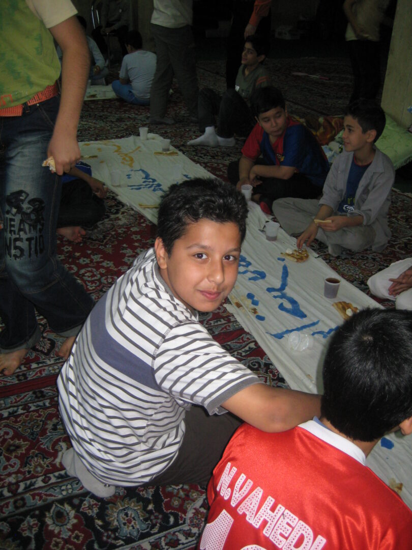 اردوی شبی در مدرسه