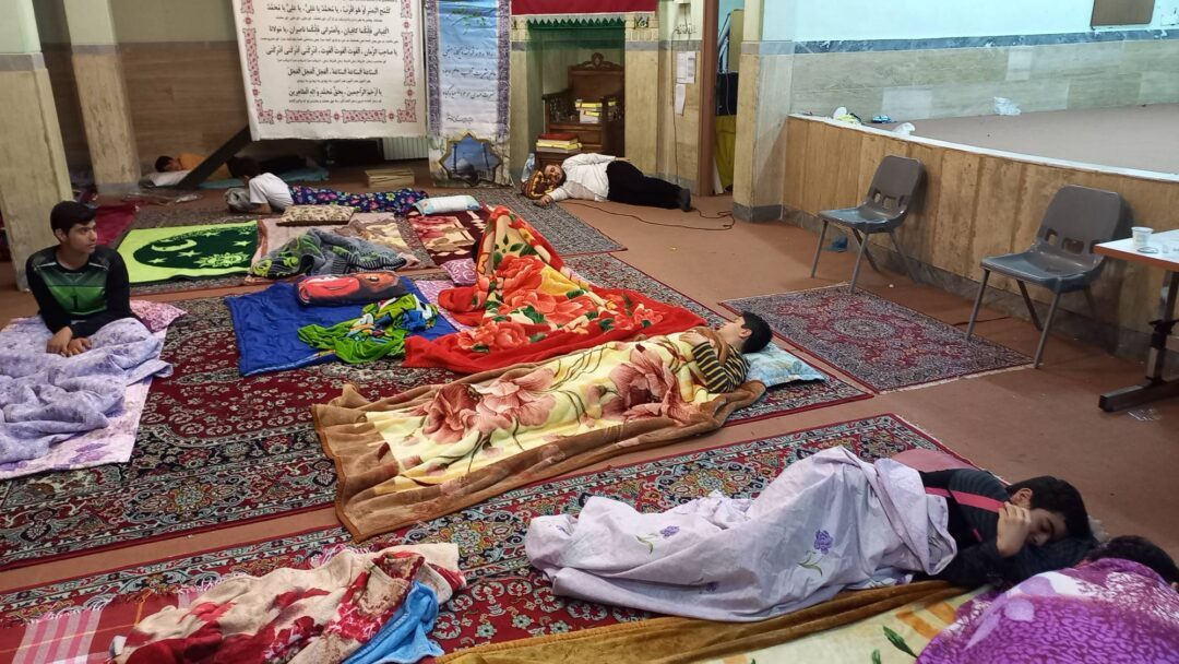 اردوی شبی در مدرسه پایه ۷ بمناسبت نیمه شعبان