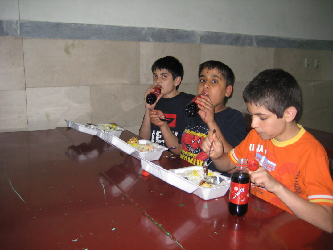اردوی شبی در مدرسه