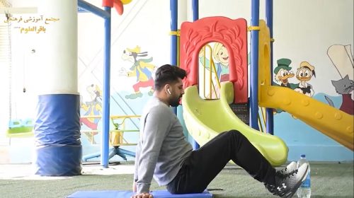 ورزش تمرین عضلات شکم